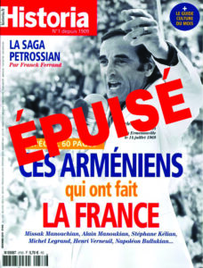 Ces Arméniens qui ont fait la France - Historia, n°876, décembre 2019