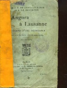 D’angora à Lausanne