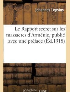 Rapport Secret sur les massacres d'Arménie