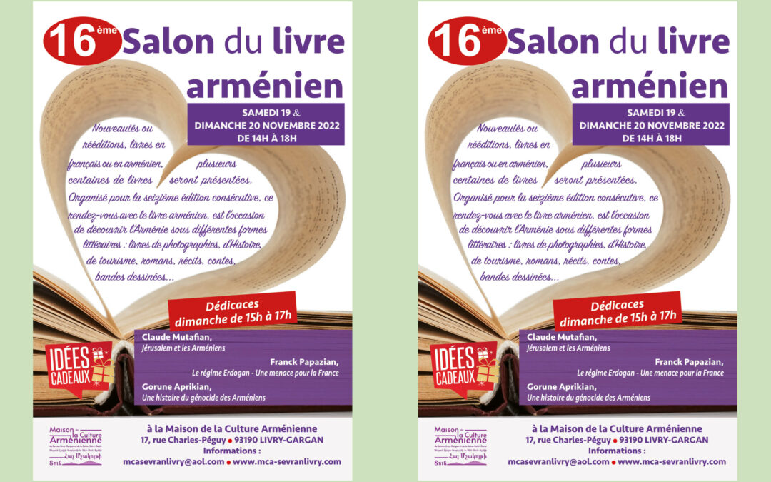 16ème Salon du livre arménien