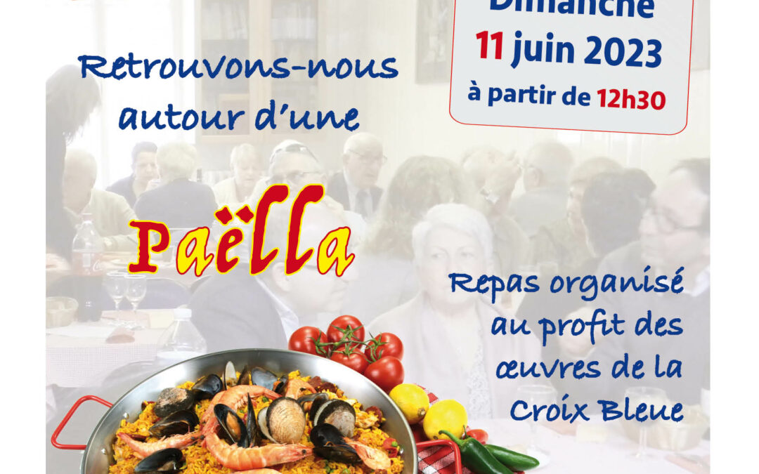 Paëlla de La Croix Bleue le 11 juin