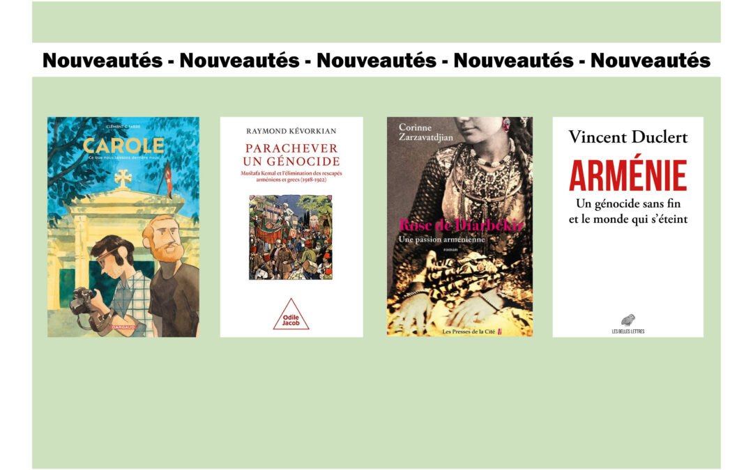 Nouveaux livres à découvrir…