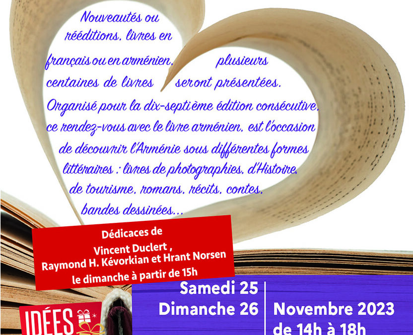 17e Salon du livre arménien